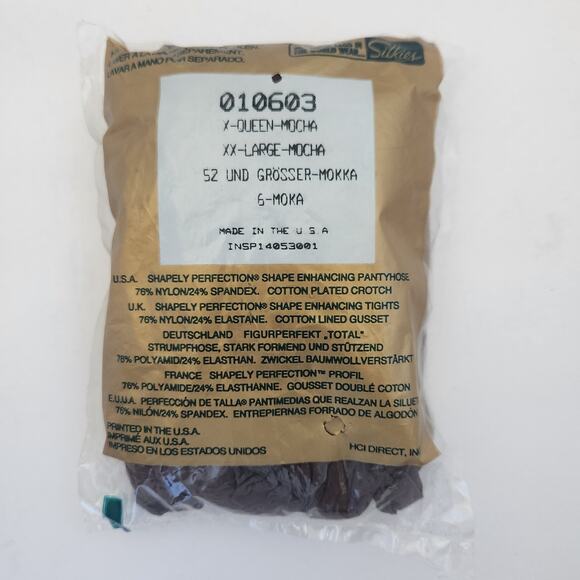 Silkies XXL Mocha Pantyhose New - Picture 2 of 3